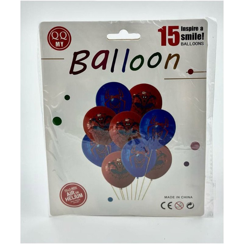 15 Red & Blue Superhero Balloons – Kids Birthday Special 15 Red & Blue Superhero Balloons – Kids Birthday Special