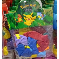 10 Multicolor Balloons – PIKACHO Theme