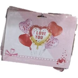 "I Love You" Heart Balloons – Set of 5