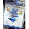 Blue & Confetti Balloons – Set of 10