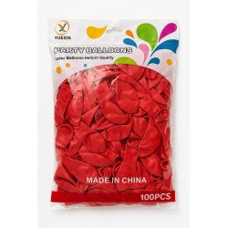 Red Latex Balloons – Pack of 100
