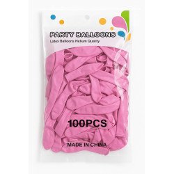 Light Pink Latex Balloons – Pack of 100