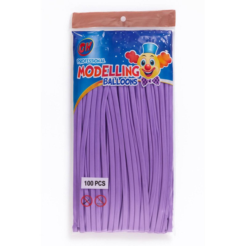 Purple Modelling Balloons – Pack of 100 Purple Modelling Balloons – Pack of 100