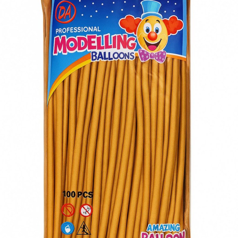 Gold Modelling Balloons – Pack of 100 Gold Modelling Balloons – Pack of 100