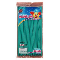Turquoise Modelling Balloons – Pack of 100