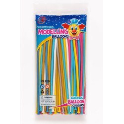 100PCS Modelling Balloons Multicolour – GA