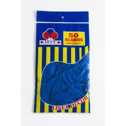 50 Blue Balloons – High Quality