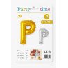 Ballon Lettre P - Or ou Argent