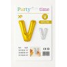 Letter V Balloon - Gold or Silver