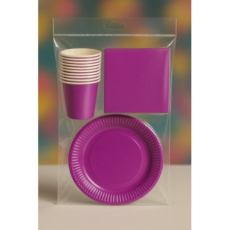 Pack Anniversaire Violet – 30 pièces
