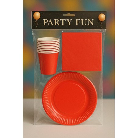 Pack Anniversaire Rouge – 30 pièces