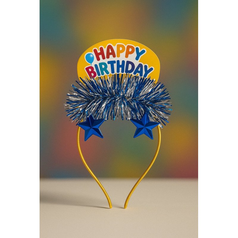 Serre-tête Anniversaire Bleu Serre-tête Anniversaire Bleu