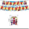 Guirlande "Happy Birthday" – Spidey