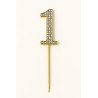 Cake Topper Chiffres Strass Doré – de 0 à 9