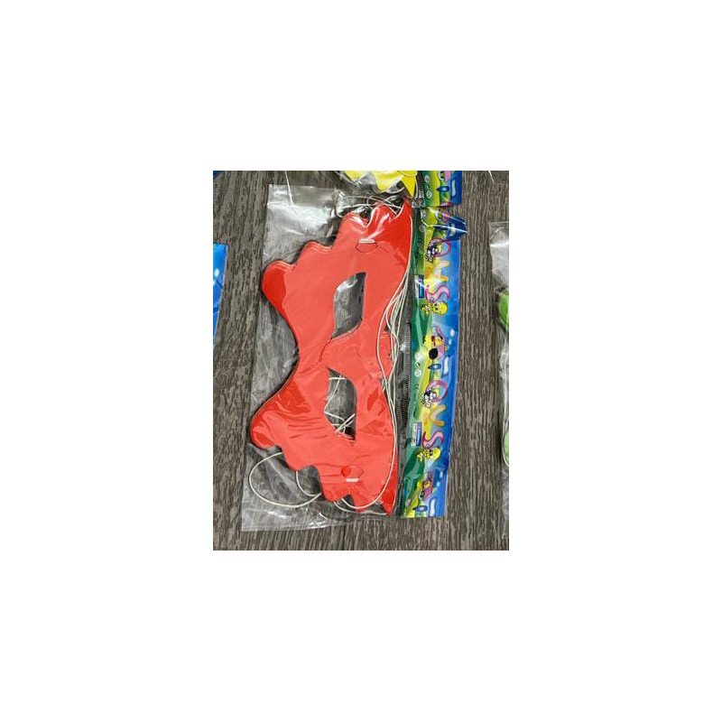 Set of 6 Red Metallic Party Masks Set of 6 Red Metallic Party Masks