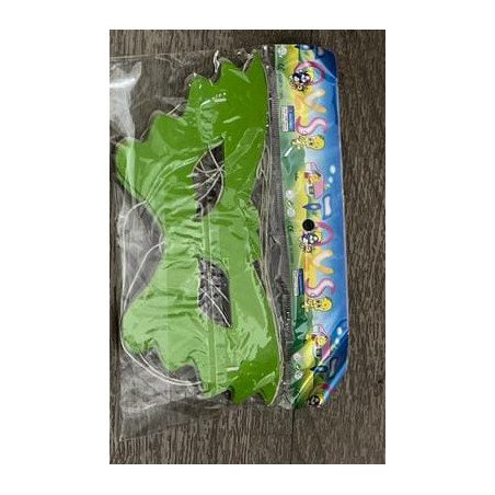 Lot de 6 Masques de Fête Métallisés Verts