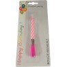 BOUGIE MUSICAL ROSE