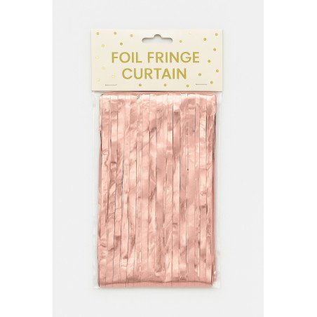 Rose Gold Metallic Curtain – 1 Piece