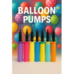 Pompe à Ballon Manuelle – Couleurs Assorties