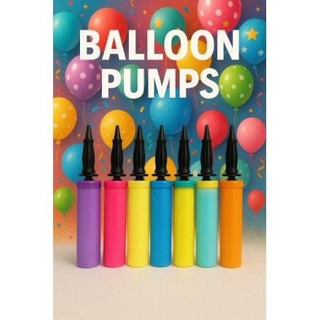 Pompe à Ballon Manuelle – Couleurs Assorties