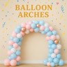Balloon Arch – Pink, Blue & White – Party Decoration