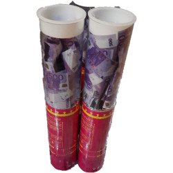 Confetti Cannon 500 Euro Banknotes - Party Popper
