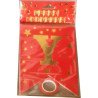 "Happy Birthday" Banner Red and Gold Starry