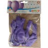 10 BALLONS MAUVE 26 CM