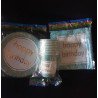 Pack de 30 Pièces Jetable "Happy Birthday" Bleu et Doré Géométrique