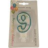 BOUGIE CHIFFRE N 9