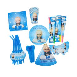 Pack Fête Complet Baby Boss - 10 Articles / 10 Pièces par Article