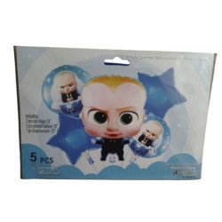5-Piece Boss Baby Decoration Balloons Pack
