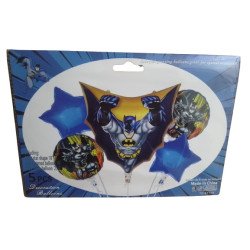5-Piece Batman Decoration Balloons Pack