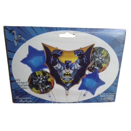 5-Piece Batman Decoration Balloons Pack