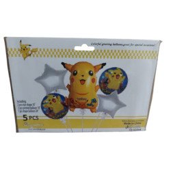 5-Piece Pikachu Decoration Balloons Pack