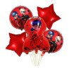 5-Piece Miraculous Ladybug Decoration Balloons Pack