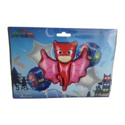 5-Piece PJ Masks Decoration Balloons Pack