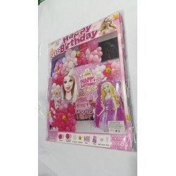 96-Piece - Classic Barbie Theme Decoration Kit