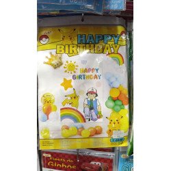 43-Piece - Pokémon Theme Birthday Decoration Kit