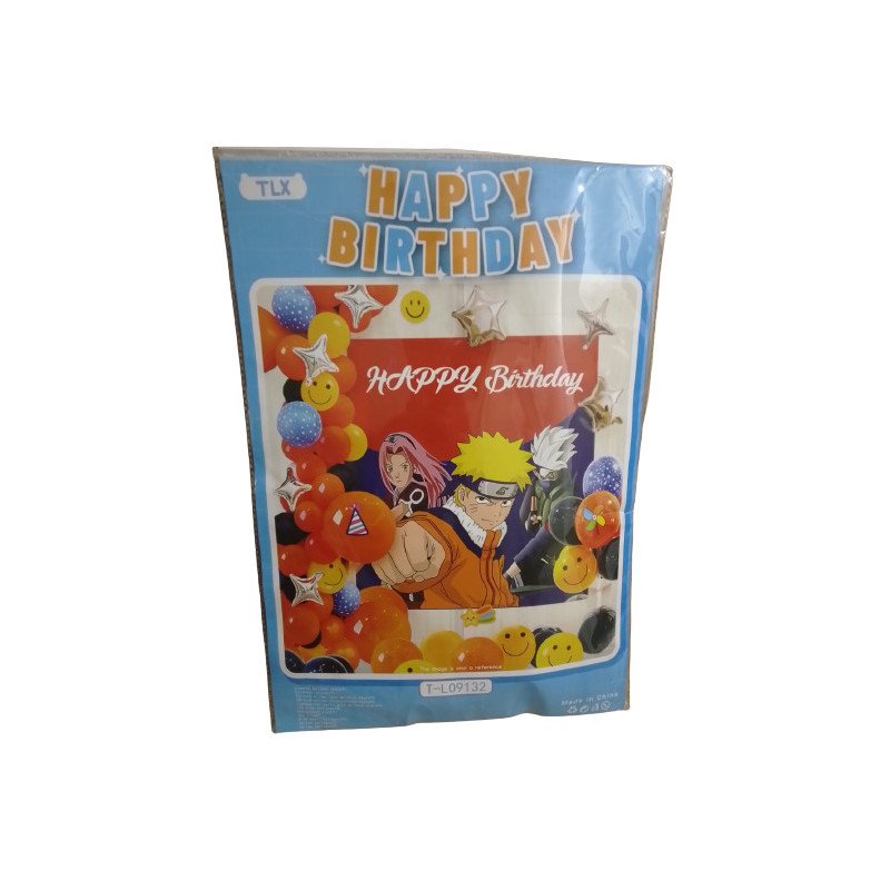 52-Piece - Naruto Theme Birthday Decoration Kit 52-Piece - Naruto Theme Birthday Decoration Kit