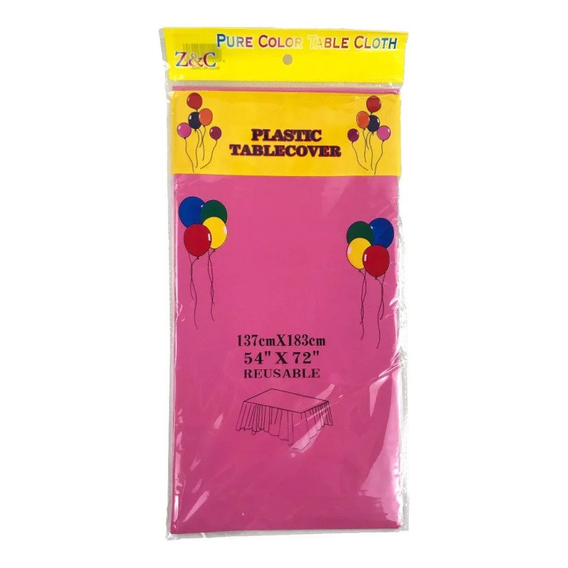 Purple Plastic Tablecover - Heavy Duty Purple Plastic Tablecover - Heavy Duty