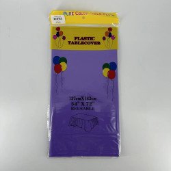 Blue Plastic Tablecover - Heavy Duty