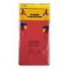 Red Plastic Tablecover - Heavy Duty