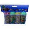 4-Pack Bamboo Toothpick Boxes