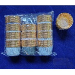 Set of 8 Round Aluminum Foil Baking Cups