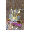 Gold Decorative Party Mask with Silver and Butterfly