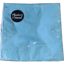 30 Blue Paper Napkins 33x33 cm, 2-Ply