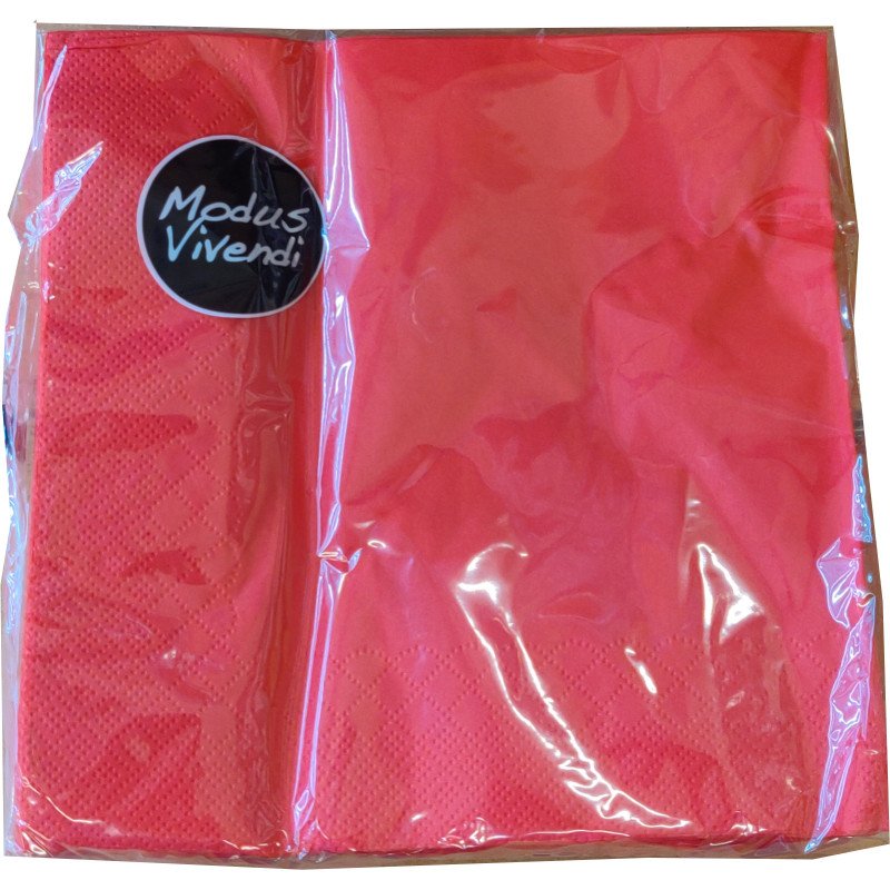 30 Red Paper Napkins 33x33 cm, 2-Ply 30 Red Paper Napkins 33x33 cm, 2-Ply