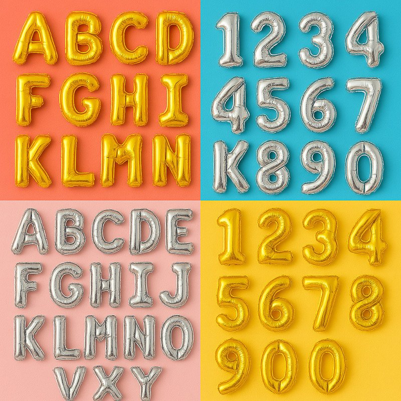 Number & Letter Balloons
